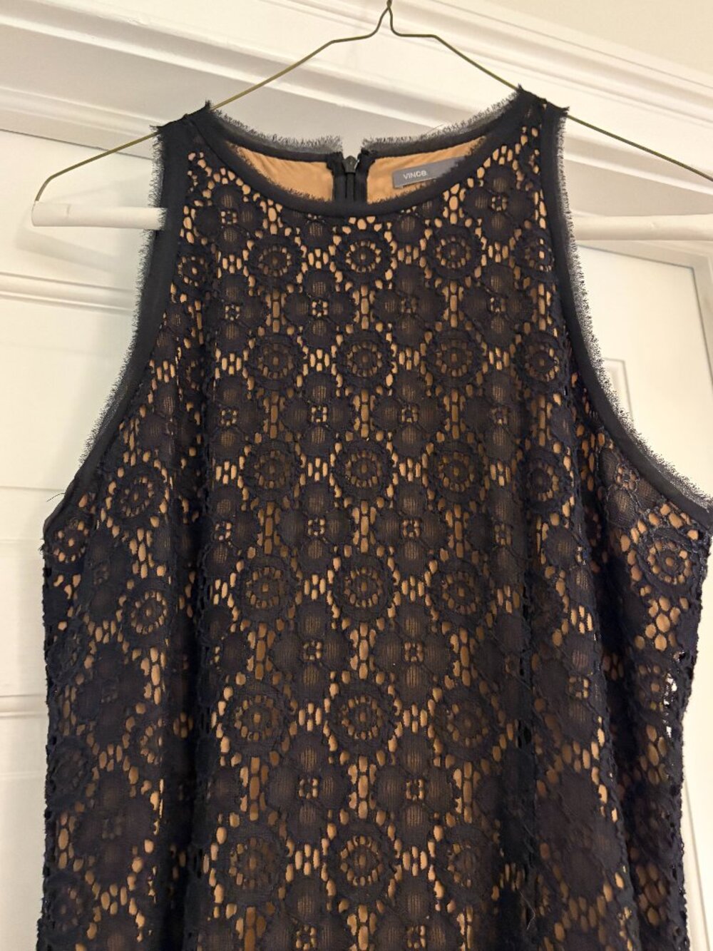 Vince Black Lace dress Size 8